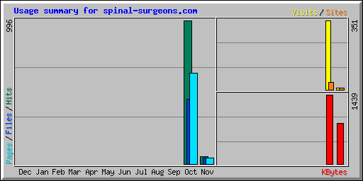 Usage summary for spinal-surgeons.com